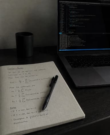 Minimal computer science and mathematics illustration